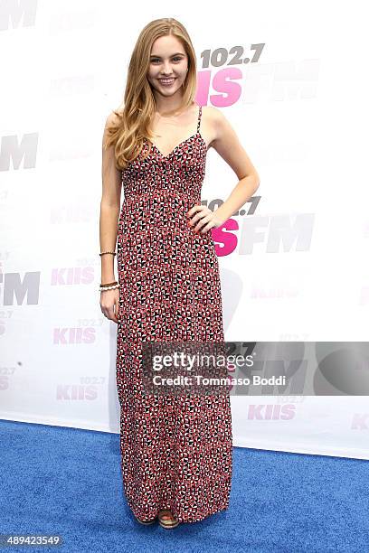 Actress Ella Wahlestedt attends the 102.7 KIIS FM's 2014 Wango Tango held at the StubHub Center on May 10, 2014 in Los Angeles, California.