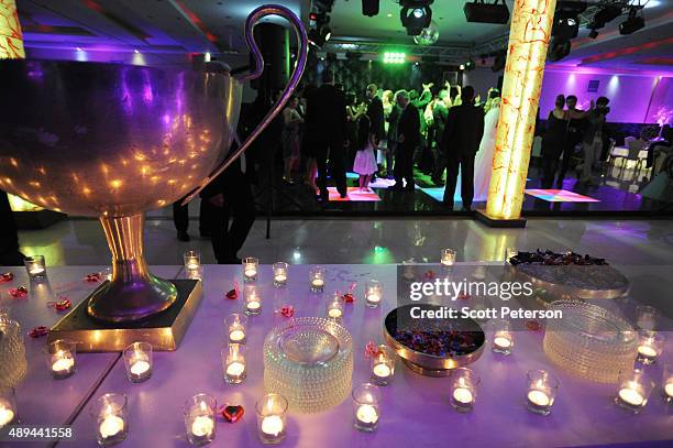 Iranian families take part in a luxury wedding with mixed dancing and removal of headscarves, at a private garden tailor-made for the purpose west of...