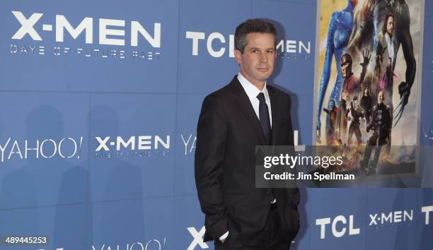 Writer/producer Simon Kinberg attends the "X-Men: Days Of Future Past" World Premiere - Outside Arrivals at Jacob Javits Center on May 10, 2014 in...