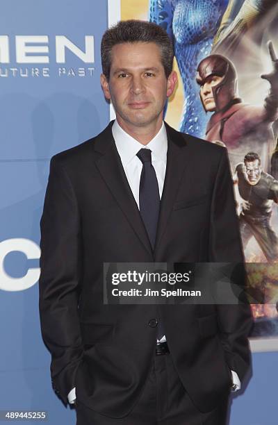 Writer/producer Simon Kinberg attends the "X-Men: Days Of Future Past" World Premiere - Outside Arrivals at Jacob Javits Center on May 10, 2014 in...