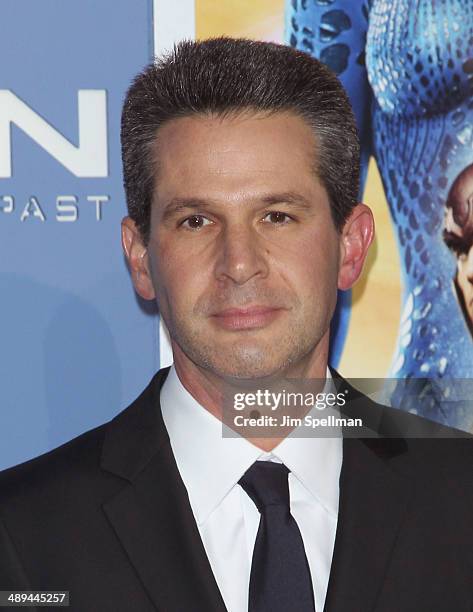 Writer/producer Simon Kinberg attends the "X-Men: Days Of Future Past" World Premiere - Outside Arrivals at Jacob Javits Center on May 10, 2014 in...