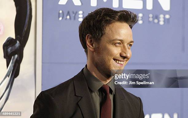 Actor James McAvoy attends the "X-Men: Days Of Future Past" World Premiere - Outside Arrivals at Jacob Javits Center on May 10, 2014 in New York City.
