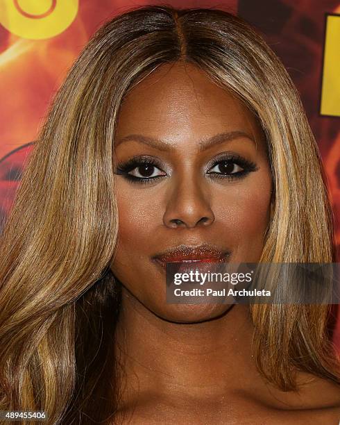 Actress Laverne Cox attends HBO's official 2015 Emmy After Party at The Plaza at the Pacific Design Center on September 20, 2015 in Los Angeles,...