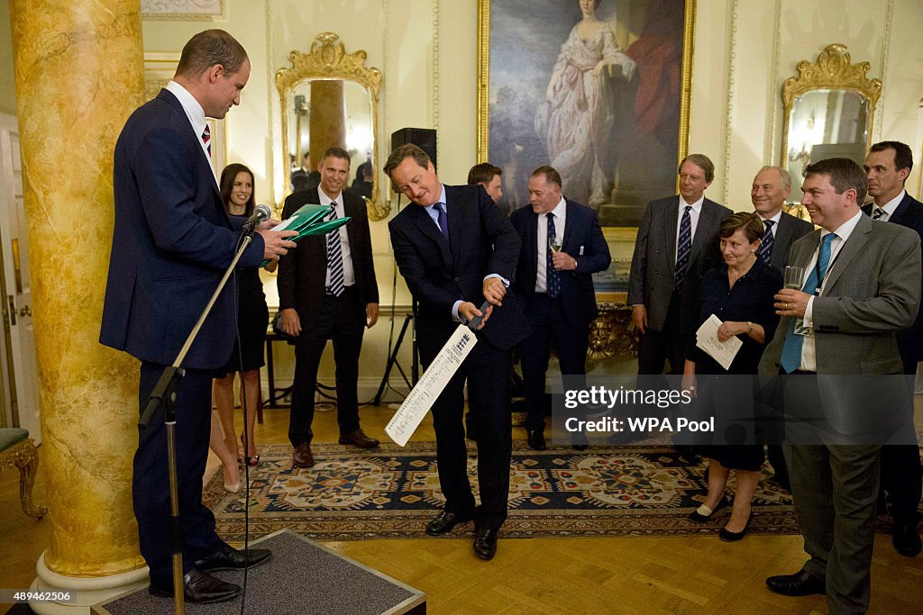 David Cameron Meets With The Women's And Men's England Cricket Team