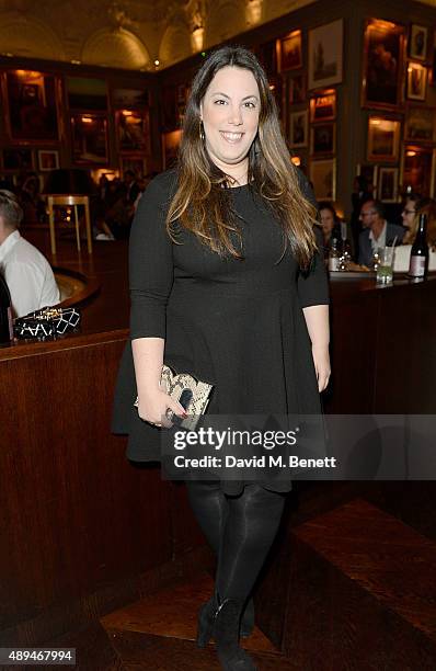 Mary Katrantzou attends the The Business Of Fashion #BoF500 Gala Dinner & Party at The London EDITION Hotel on September 21, 2015 in London, England.