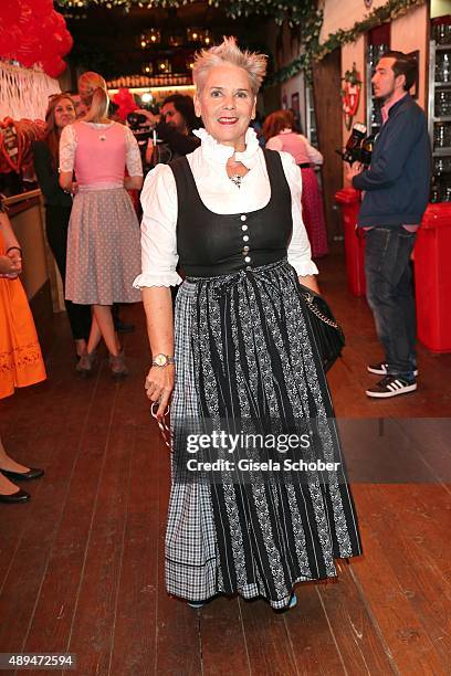 Heidi Kranz attend the Regines Sixt Damen Wiesn during the Oktoberfest 2015 on September 21, 2015 in Munich, Germany.