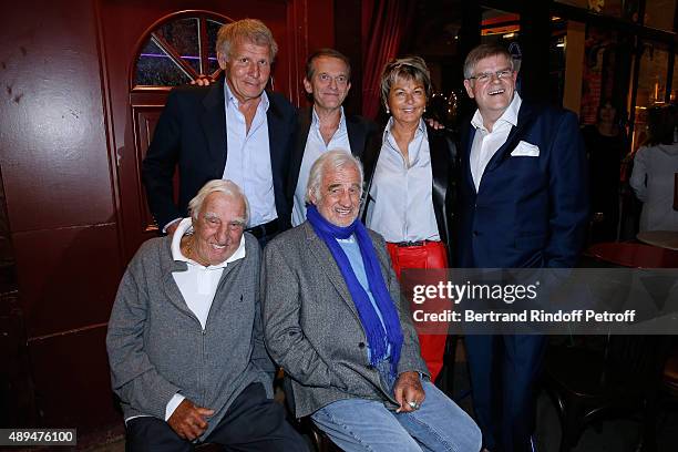 Actor Charles Gerard, Patrick Poivre d'Arvor, Cardiologist and bestselling author in the Wellness, Doctor Frederic Saldmann, Actor Jean-Paul...