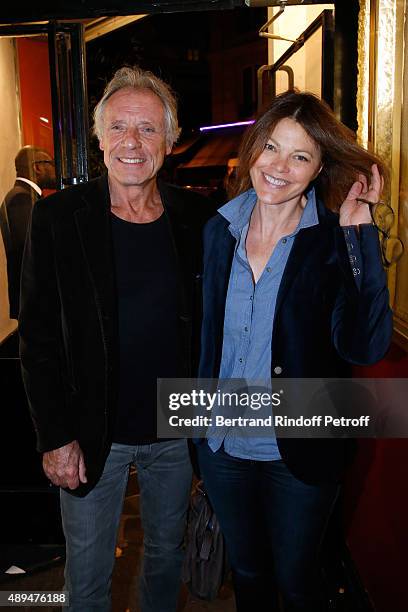 Alexandra Kazan and her Companion Composer Francois Bernheim attend the 'Trophees du Bien-Etre' by Beautysane : First Award Ceremony to Benefit 'Mimi...