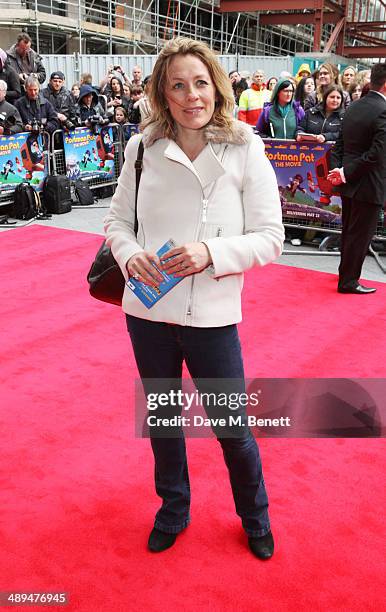 Sarah Beeny attends the World Premiere of "Postman Pat" at Odeon West End on May 11, 2014 in London, England.