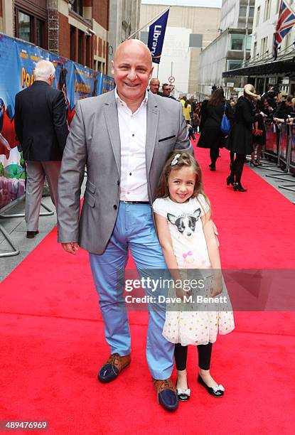 Aldo Zilli attends the World Premiere of "Postman Pat" at Odeon West End on May 11, 2014 in London, England.