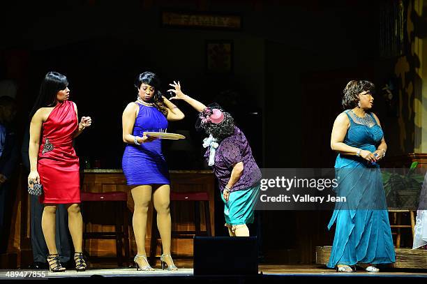 Cheryl ,Pepsii, Riley, Patrice Lovely, Ray Lavendar, Zebulon Ellis, Muhammad Ayers, Candice Pye, Olrick Johnson and Monicaa Blair onstage during...