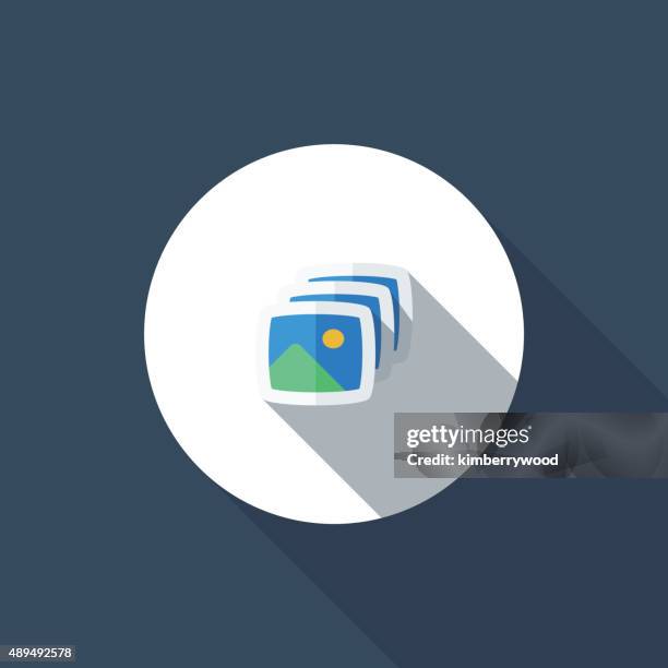 picture gallery - photograph icon stock illustrations