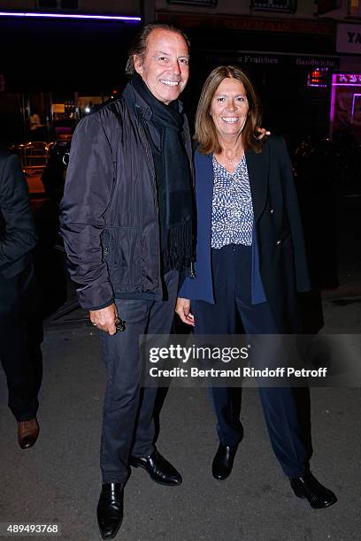 Humorist Michel Leeb and his wife Beatrice attend the 'Trophees du Bien-Etre' by Beautysane : First Award Ceremony to Benefit 'Mimi Foundation'. Held...