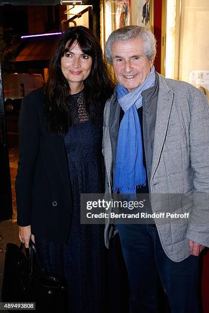 Director Claude Lelouch and wife Valerie Perrin attend the 'Trophees du Bien-Etre' by Beautysane : First Award Ceremony to Benefit 'Mimi Foundation'....