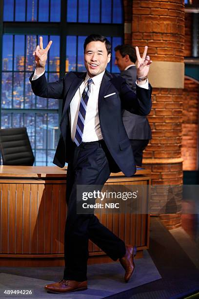 Episode 261 -- Pictured: Actor Randall Park arrives on September 21, 2015 --