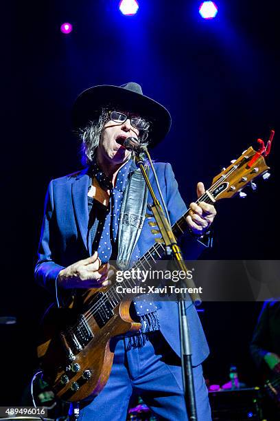 Mike Scott of The Waterboys performs in concert at Sala Barts on September 21, 2015 in Barcelona, Spain.