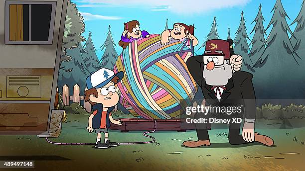 Roadside Attraction" - Grunkle Stan takes the kids with him on a road-trip to sabotage all the other tourist traps in Oregon. This episode of...