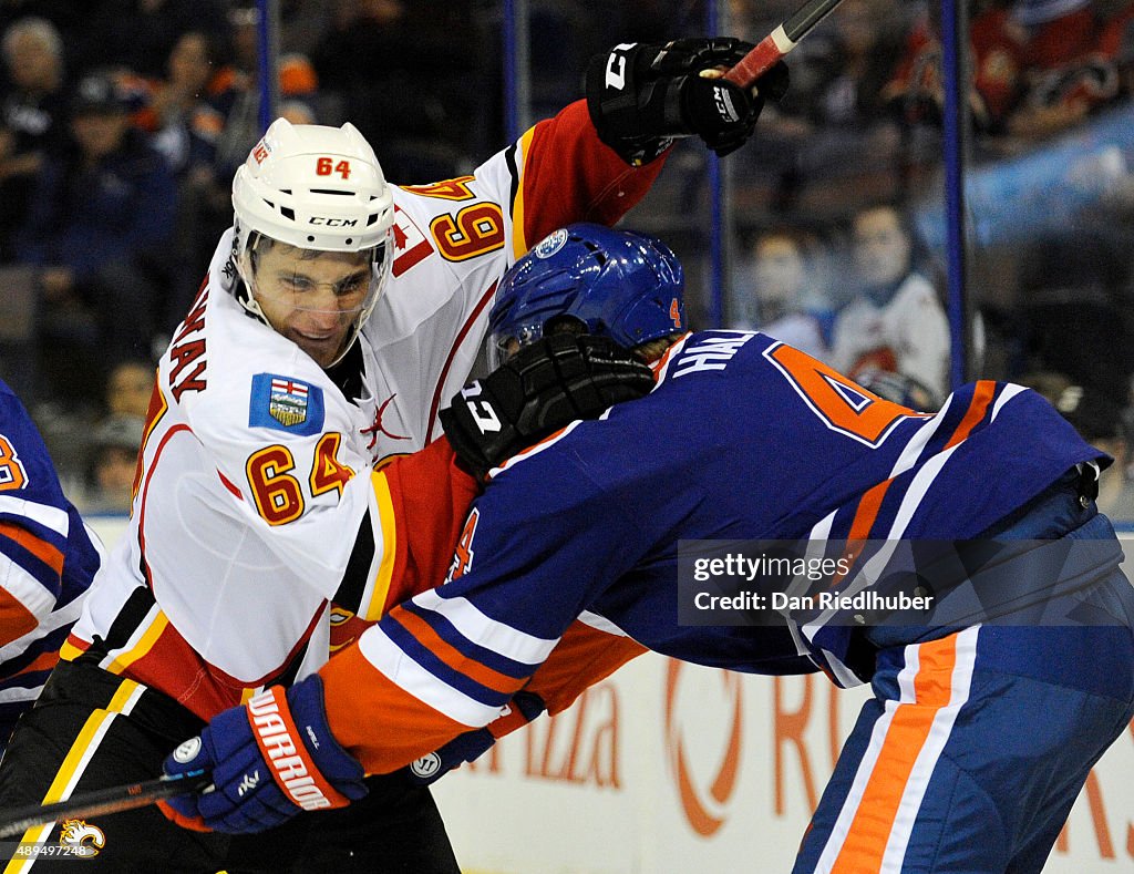 Calgary Flames v Edmonton Oilers