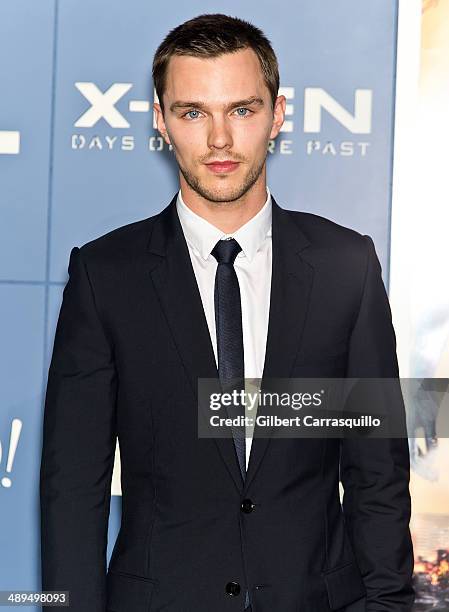 Actor Nicholas Hoult attends the "X-Men: Days Of Future Past" world premiere at Jacob Javits Center on May 10, 2014 in New York City.