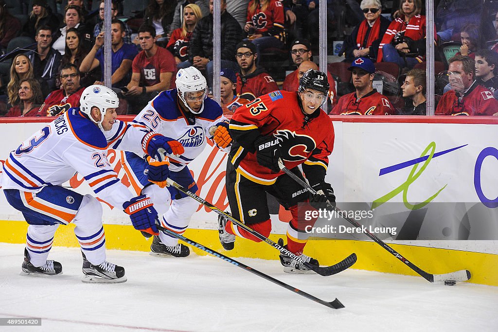 Calgary Flames v Edmonton Oilers