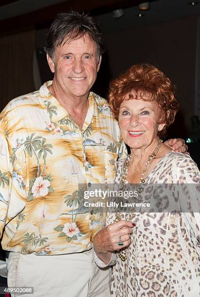 Actors Marion Ross and Robert Hays attend the Scott Baio 1st annual charity golf tournament benefiting The Bailey Baio Angel Foundation at Woodland...