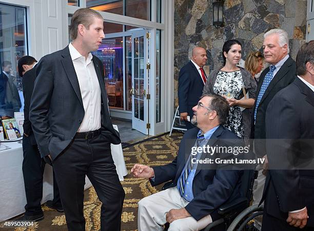 Eric Trump attends the 9th Annual Eric Trump Foundation Golf Invitational Auction & Dinner at Trump National Golf Club Westchester on September 21,...