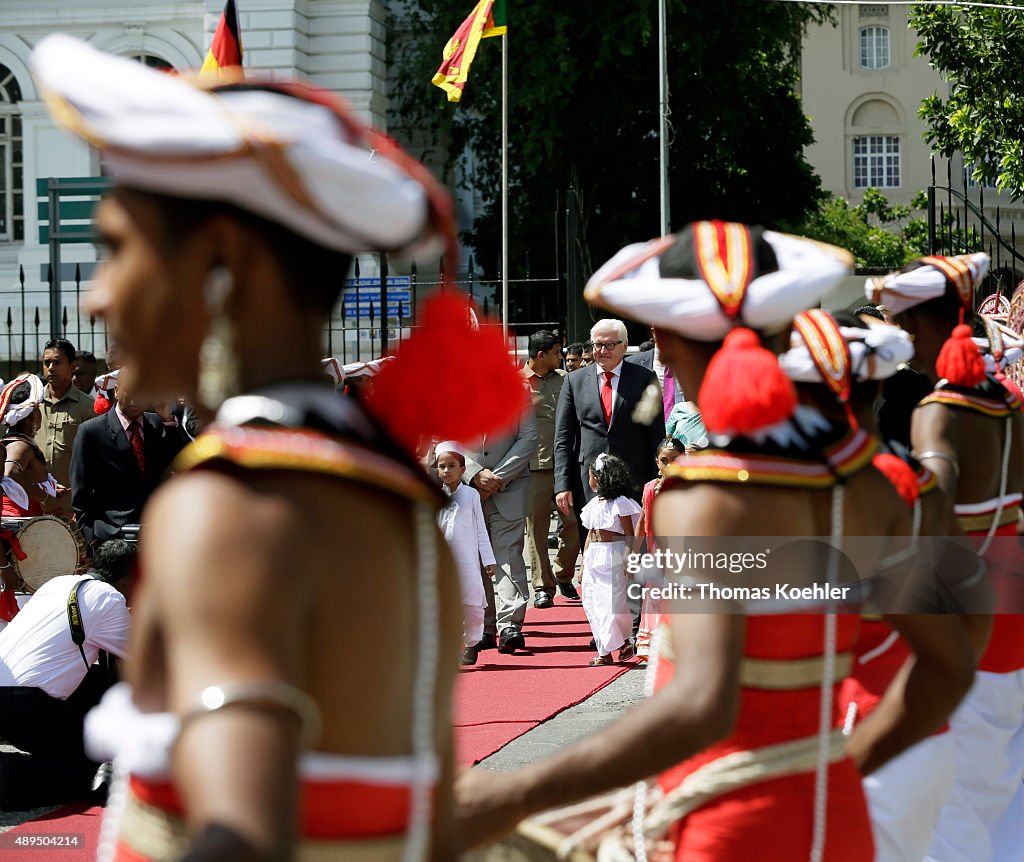 German Foreign Minister Steinmeier Travels Sri Lanka