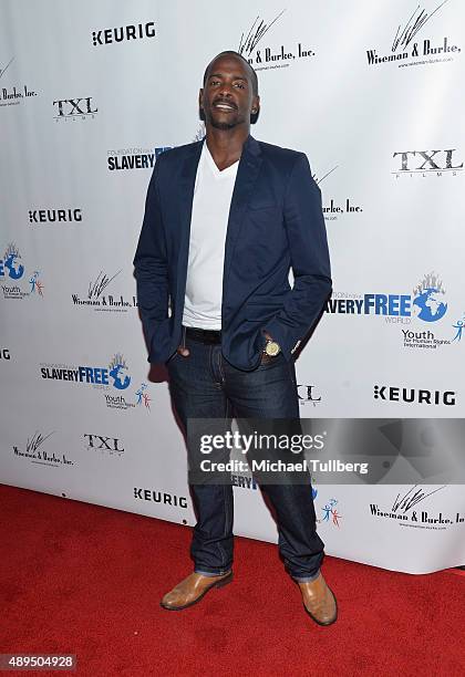 Actor Keith Robinson attends The Human Rights Hero Awards presented by Marisol Nichols' Foundation for a Slavery Free World and Youth for Human...