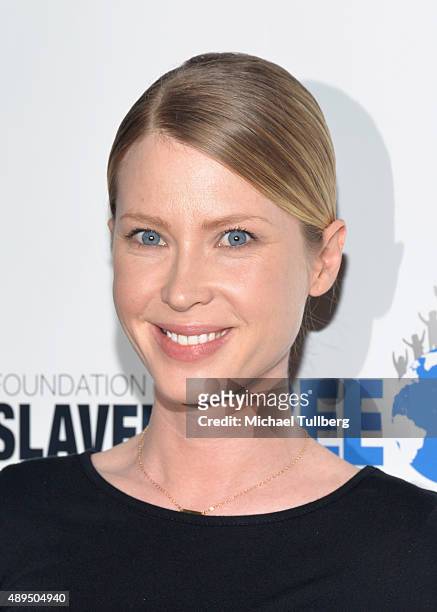 Actress Emma Booth attends The Human Rights Hero Awards presented by Marisol Nichols' Foundation for a Slavery Free World and Youth for Human Rights...