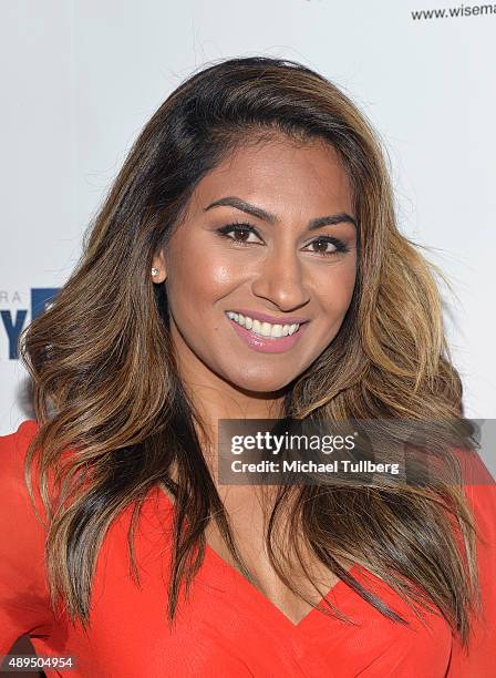 Actress Amrapali Ambegaokar attends The Human Rights Hero Awards presented by Marisol Nichols' Foundation for a Slavery Free World and Youth for...