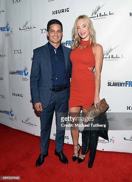 Actor Nicholas Gonzalez and guest attend The Human Rights Hero Awards presented by Marisol Nichols' Foundation for a Slavery Free World and Youth for...