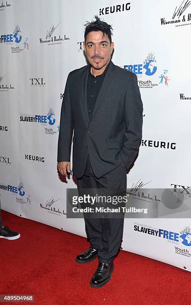Actor Michael DeLorenzo attends The Human Rights Hero Awards presented by Marisol Nichols' Foundation for a Slavery Free World and Youth for Human...