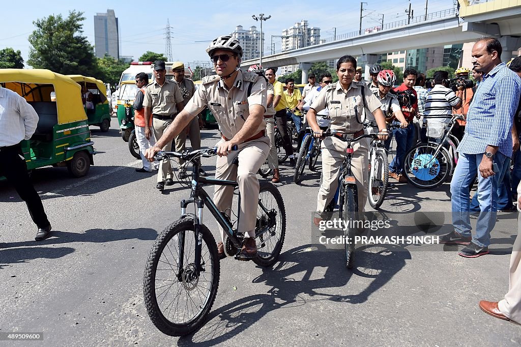 INDIA-ENVIRONMENT-CAR