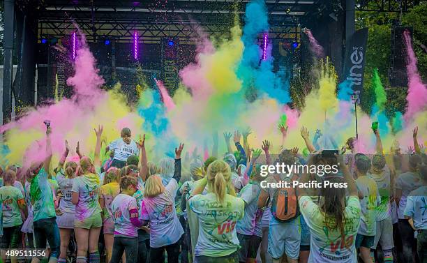 Colors abound at the festival after finishing the Color Run. It is the world's largest series of "fun runs" and for the second year in a row, the...