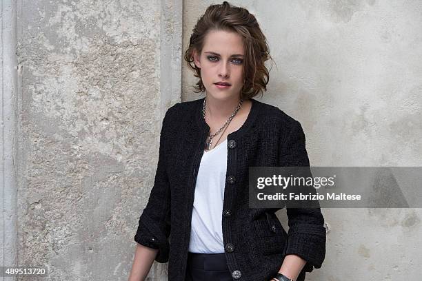 Actress Kristen Stewart is photographed for The Hollywood Reporter on September 5, 2015 in Venice, Italy.
