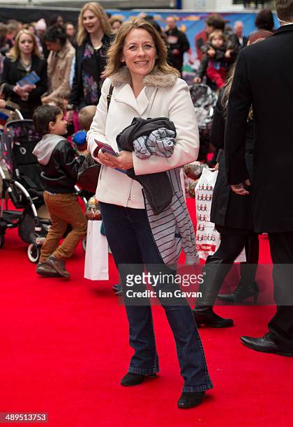 Sarah Beeny attends the World Premiere of "Postman Pat" at Odeon West End on May 11, 2014 in London, England.