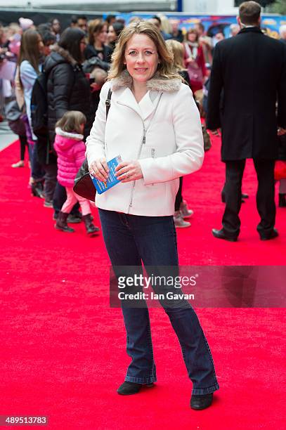 Sarah Beeny attends the World Premiere of "Postman Pat" at Odeon West End on May 11, 2014 in London, England.