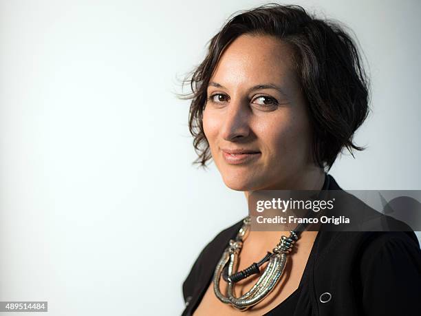 Director Senem Tuzen is photographed for Self Assignment on September 7, 2015 in Venice, Italy.