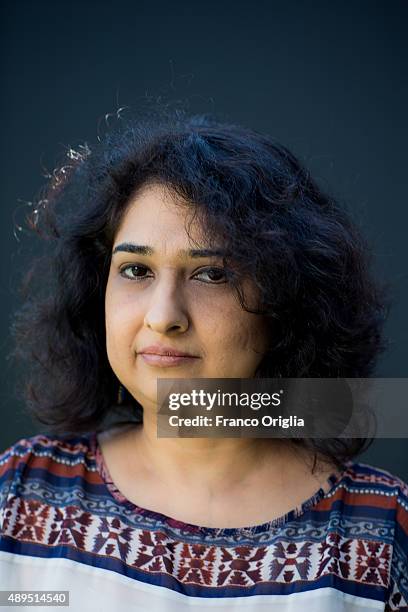 Actress Ruchika Oberoi is photographed for Self Assignment on September 7, 2015 in Venice, Italy.