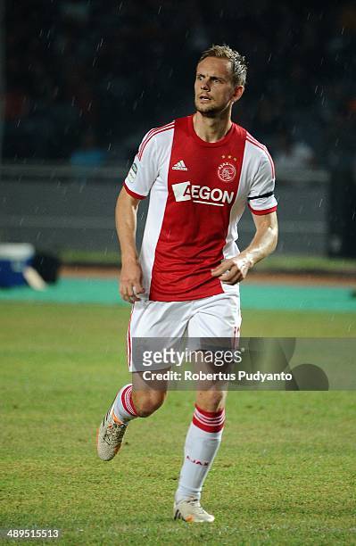 Siem De Jong of AFC Ajax in action during the international friendly match between Perija Jakarta and AFC Ajax on May 11, 2014 in Jakarta, Indonesia....