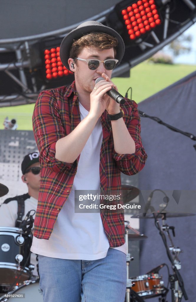 Jake Roche Singer Musician Jake Roche of Rixton performs at 102.7 KIIS FM's 2014 Wango ...