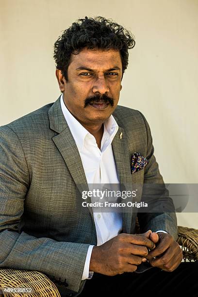 Actor Samuthirakani is photographed for Self Assignment on September 7, 2015 in Venice, Italy.