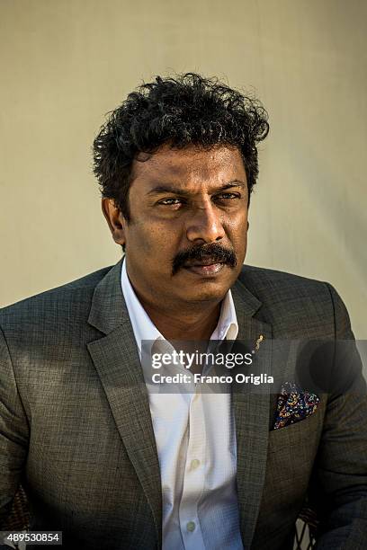 Actor Samuthirakani is photographed for Self Assignment on September 7, 2015 in Venice, Italy.