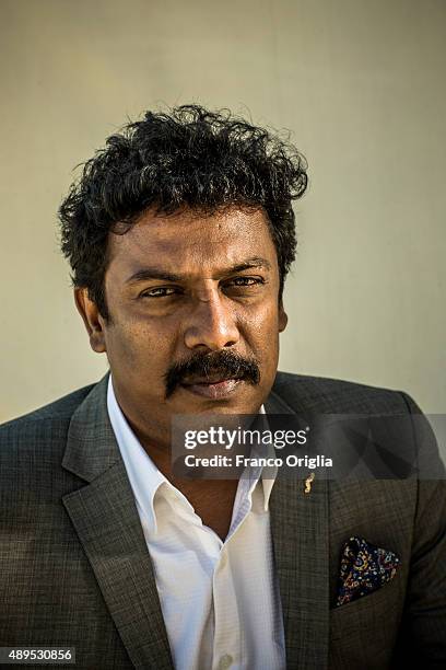 Actor Samuthirakani is photographed for Self Assignment on September 7, 2015 in Venice, Italy.