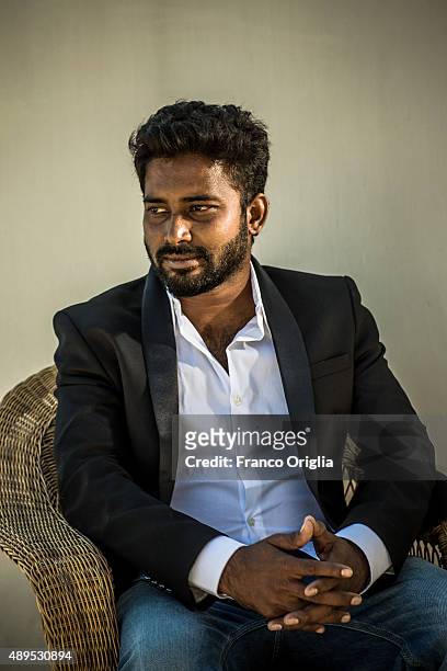 Actor Dinesh Ravi is photographed for Self Assignment on September 7, 2015 in Venice, Italy.