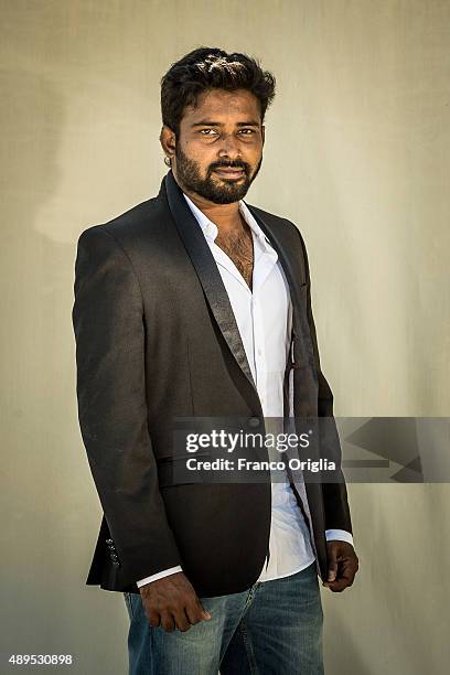 Actor Dinesh Ravi is photographed for Self Assignment on September 7, 2015 in Venice, Italy.