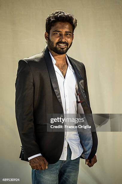 Actor Dinesh Ravi is photographed for Self Assignment on September 7, 2015 in Venice, Italy.