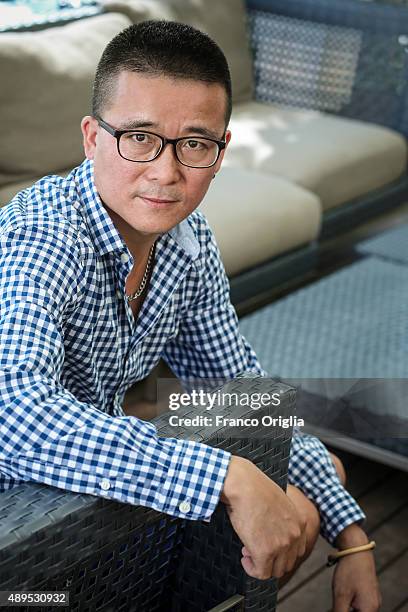 Director Zhao Liang is photographed for Self Assignment on September 7, 2015 in Venice, Italy.