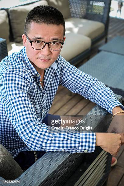 Director Zhao Liang is photographed for Self Assignment on September 7, 2015 in Venice, Italy.