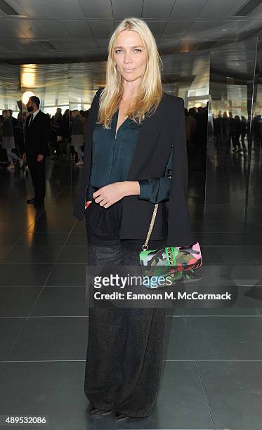 Jodie Kidd attends the Amanda Wakeley show during London Fashion Week Spring/Summer 2016 on September 22, 2015 in London, England.